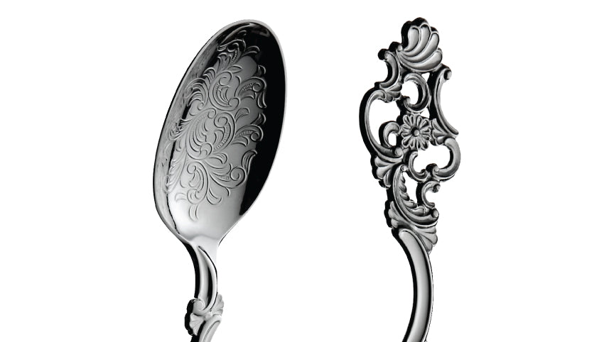 Oldemor silverbestick i äkta silver – Th Marthinsen