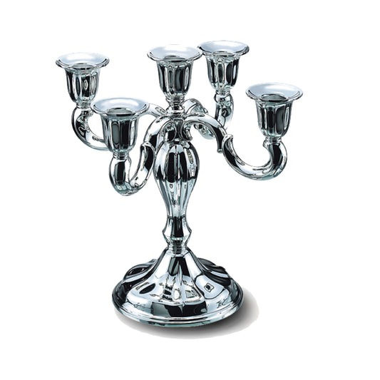 Silverljusstake Kandelaber Klassisk H 24,8 cm 3-armad i äkta silver