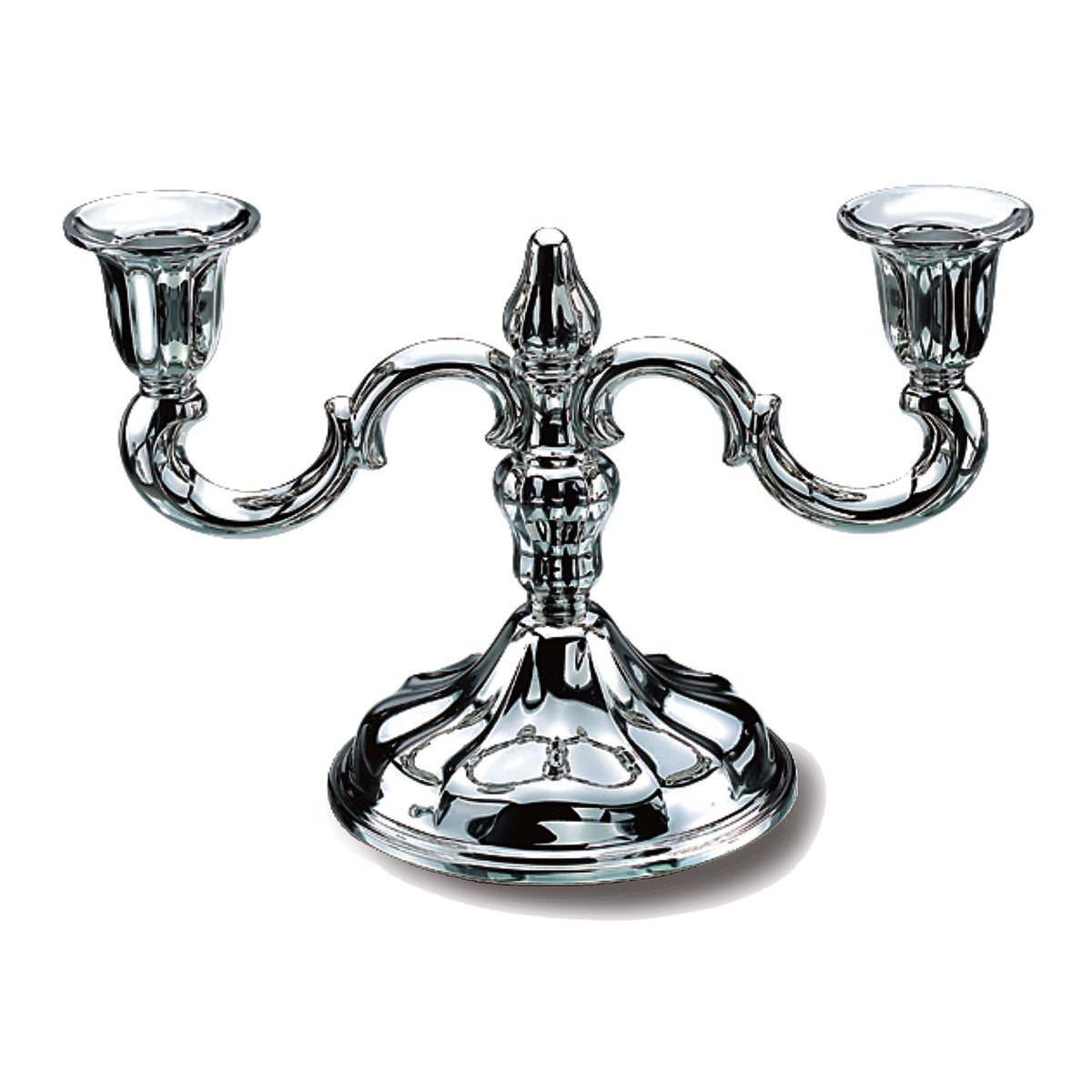 Silverljusstake Kandelaber Klassisk H 15,5 cm i äkta silver