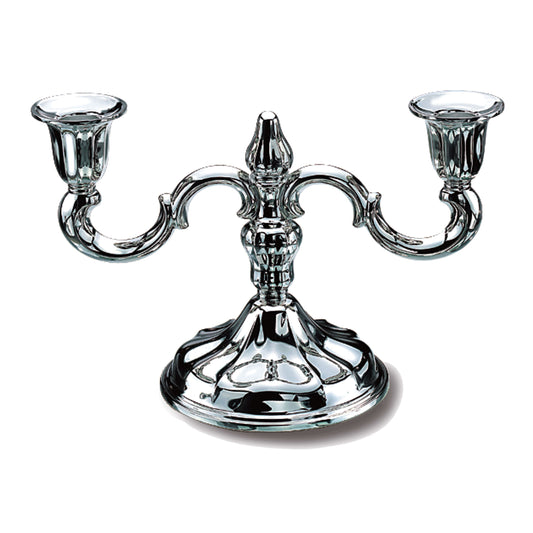 Silverljusstake Kandelaber Klassisk H 15,5 cm i äkta silver
