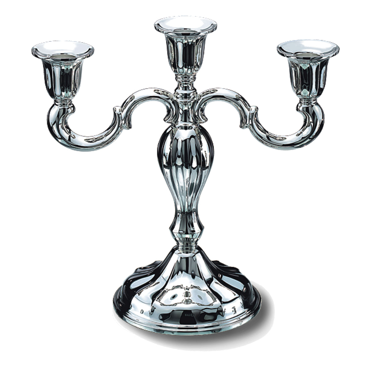 Silverljusstake Kandelaber Klassisk H 24,8 cm 5-armad i äkta silver