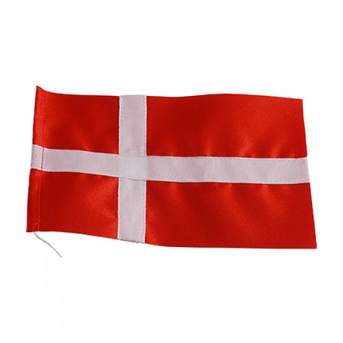 Dansk Flagga i textil 10 cm