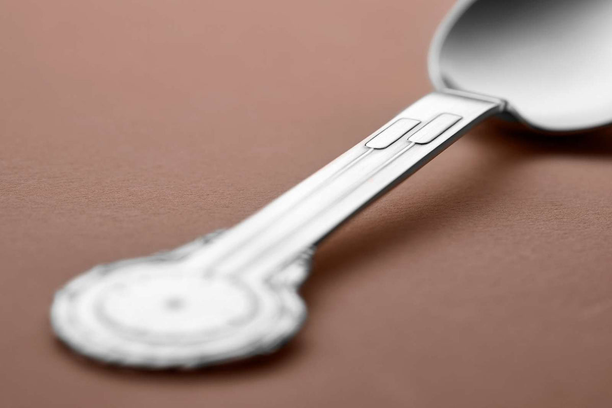 Dopsked Klockan utan gravyr i äkta silver – bild 6