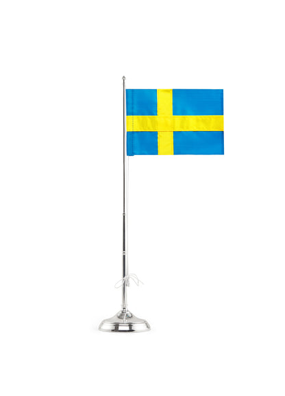 Skultuna flaggstång classic silver i mässing 40 cm