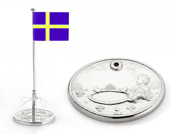 Flaggstång Prins i tenn 31 cm