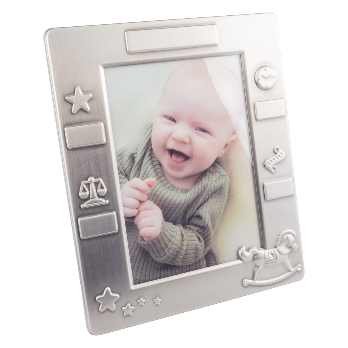 Fotoram Gunghäst 15X18 cm tennfinish i tenn 18 cm