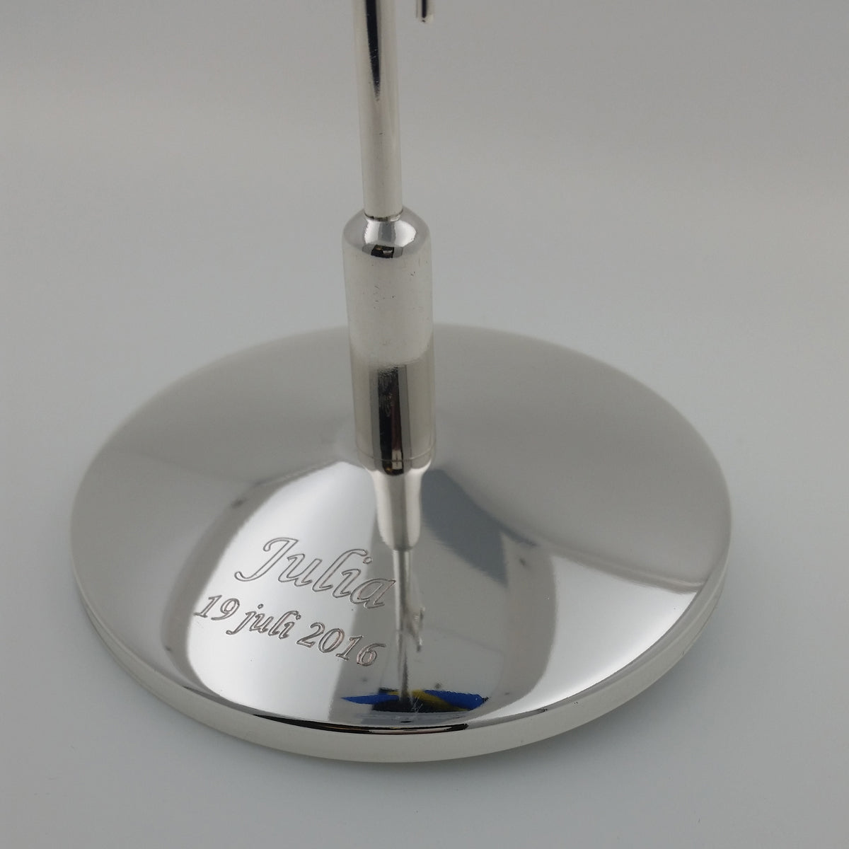 Flaggstång Nysilver 33 cm – bild 2