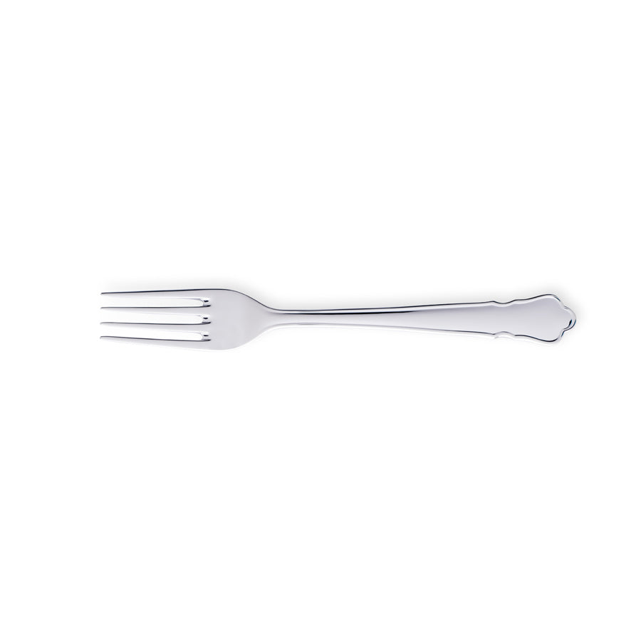 Bordsgaffel Chippendale Matgaffel Äkta Silver