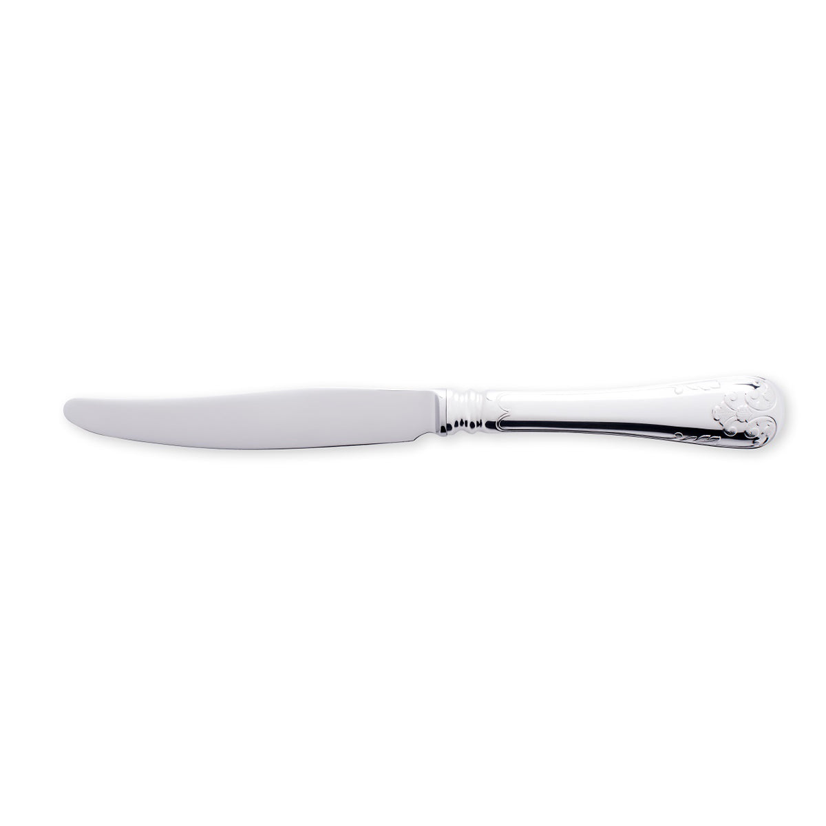 Bordskniv Gammal Fransk Matkniv Äkta Silver