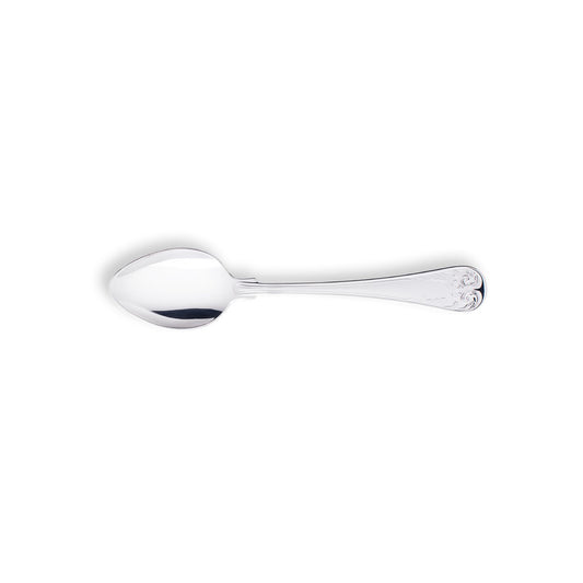 Gammal Fransk Kaffesked Äkta Silver