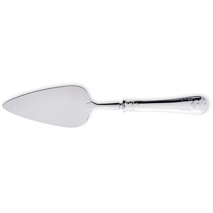 Gammal Fransk Tårtspade Äkta Silver, rostfritt blad